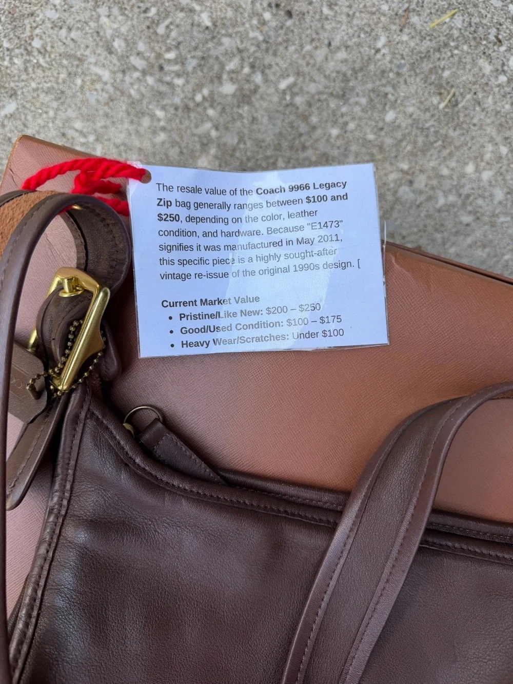 Coach 9966 Legacy Bag